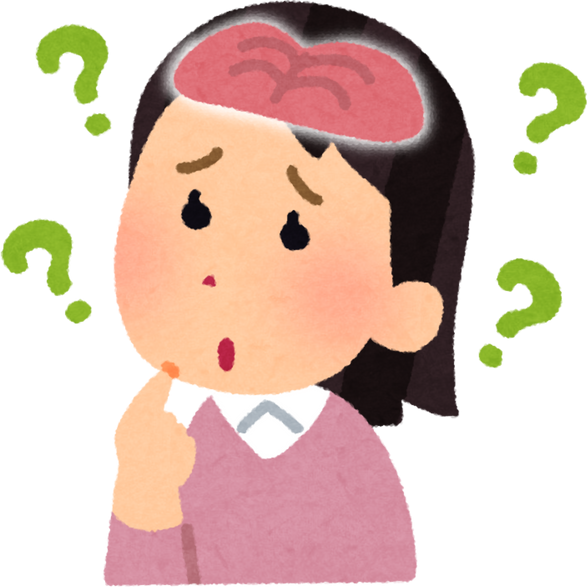 Illustration of a Confused Young Woman with Early-Onset Dementia